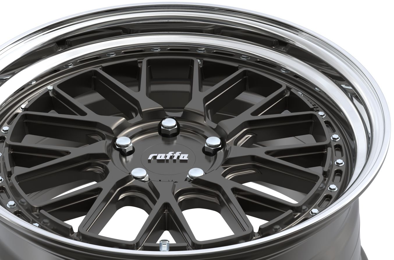 Raffa Wheels<br>RS-03 Grey Polished (19x8.5)